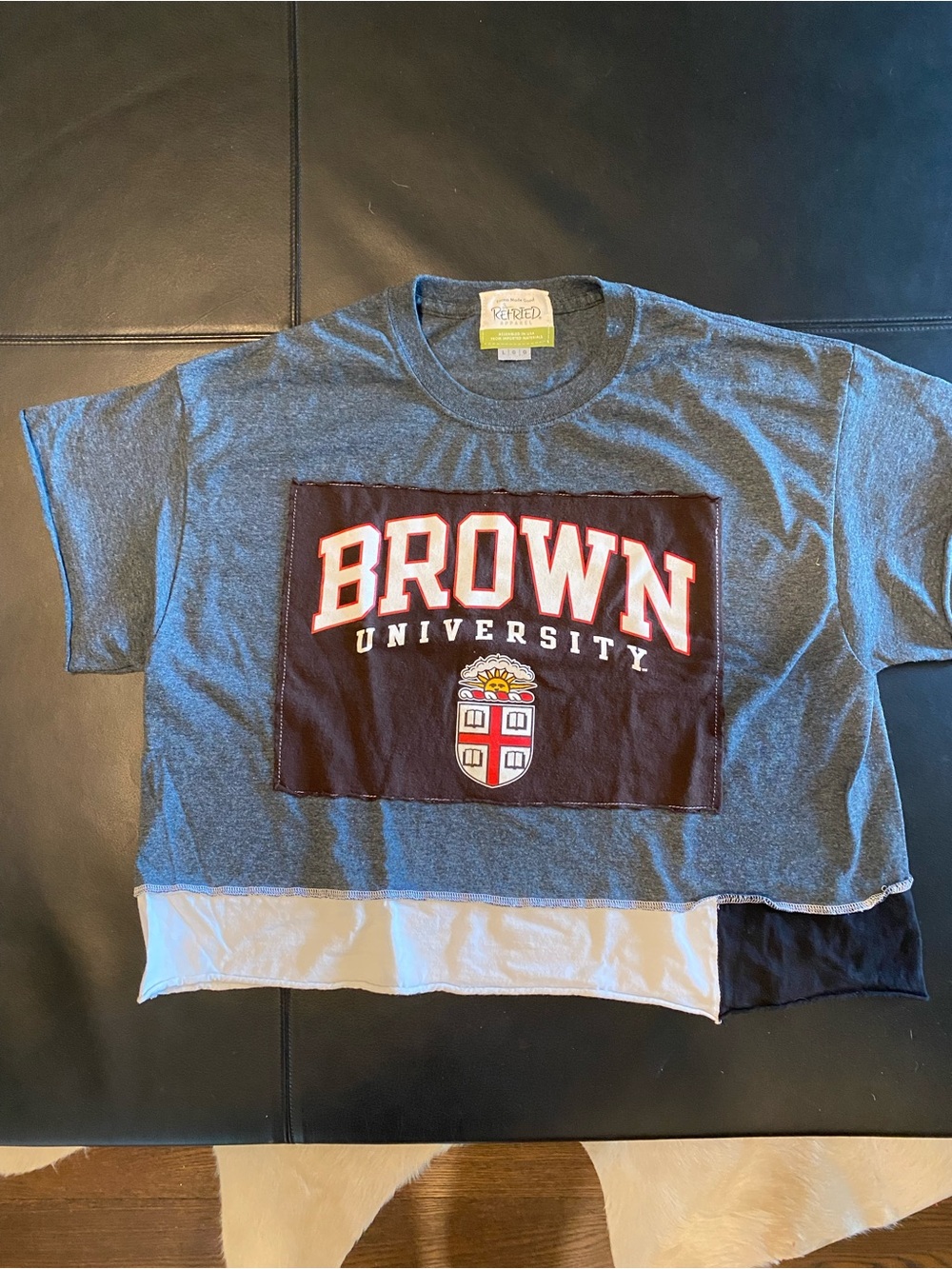 Brown University  Logo Patchwork T-Shirt